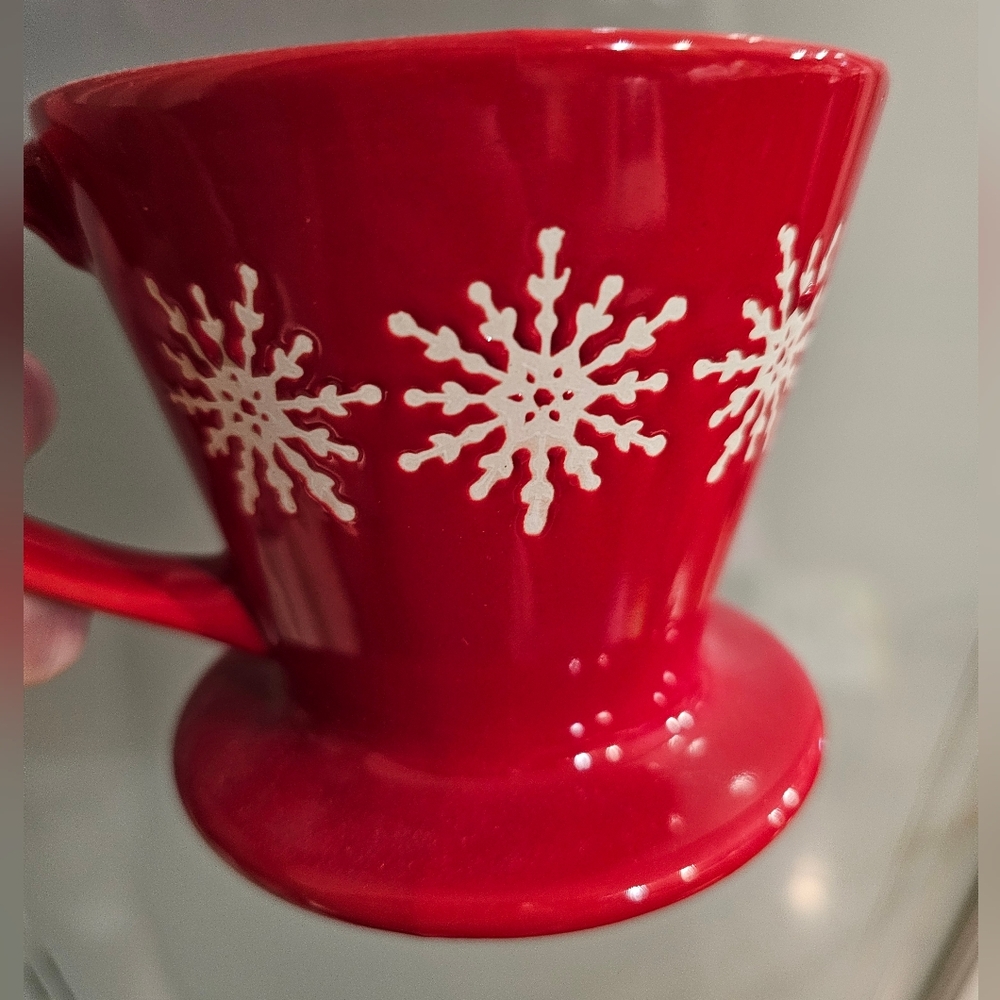 Red Coffee Dripper Cup 13oz